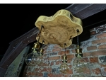 Lampa loftowa z plastra robinii akacjowej