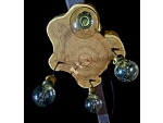Lampa loftowa z plastra robinii akacjowej