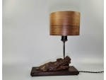 Lampa stołowa Orzech Oliwka & Dąb 20cm