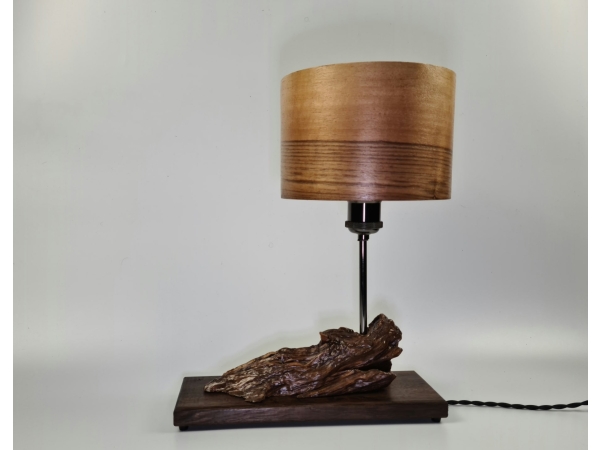 Lampa stołowa Orzech Oliwka & Dąb 20cm