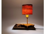 Lampa stołowa Orzech Oliwka & Dąb 15cm