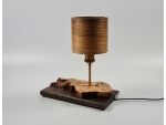 Lampa stołowa Orzech Oliwka & Dąb 15cm