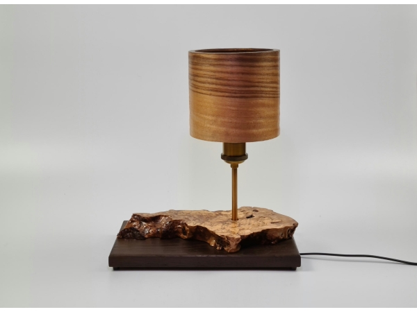 Lampa stołowa Orzech Oliwka & Dąb 15cm