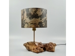 Lampa stołowa Fornir Kamienny z Oliwką
