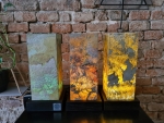 Lampa Kamienna CUBE Piaskowa