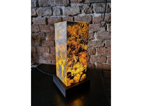 Lampa Kamienna CUBE Piaskowa