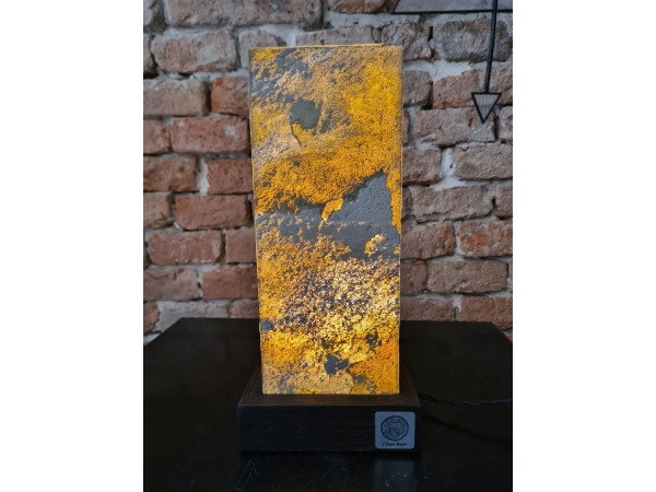 Lampa Kamienna CUBE Piaskowa