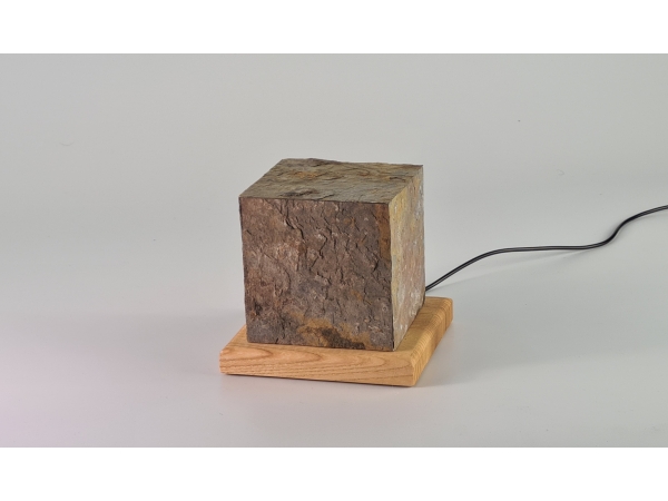 Lampa Biurkowa Kamienna CUBE USB