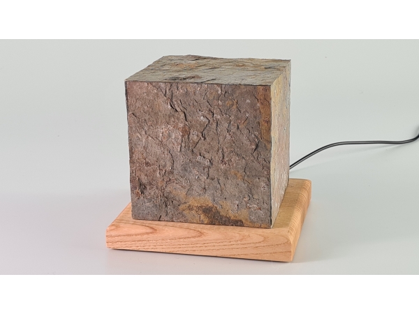 Lampa Biurkowa Kamienna CUBE USB
