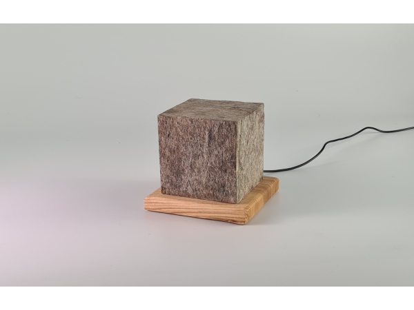 Lampa Biurkowa Kamienna CUBE USB