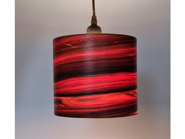 Klosz z naturalnego forniru Palisander Santos 20cm